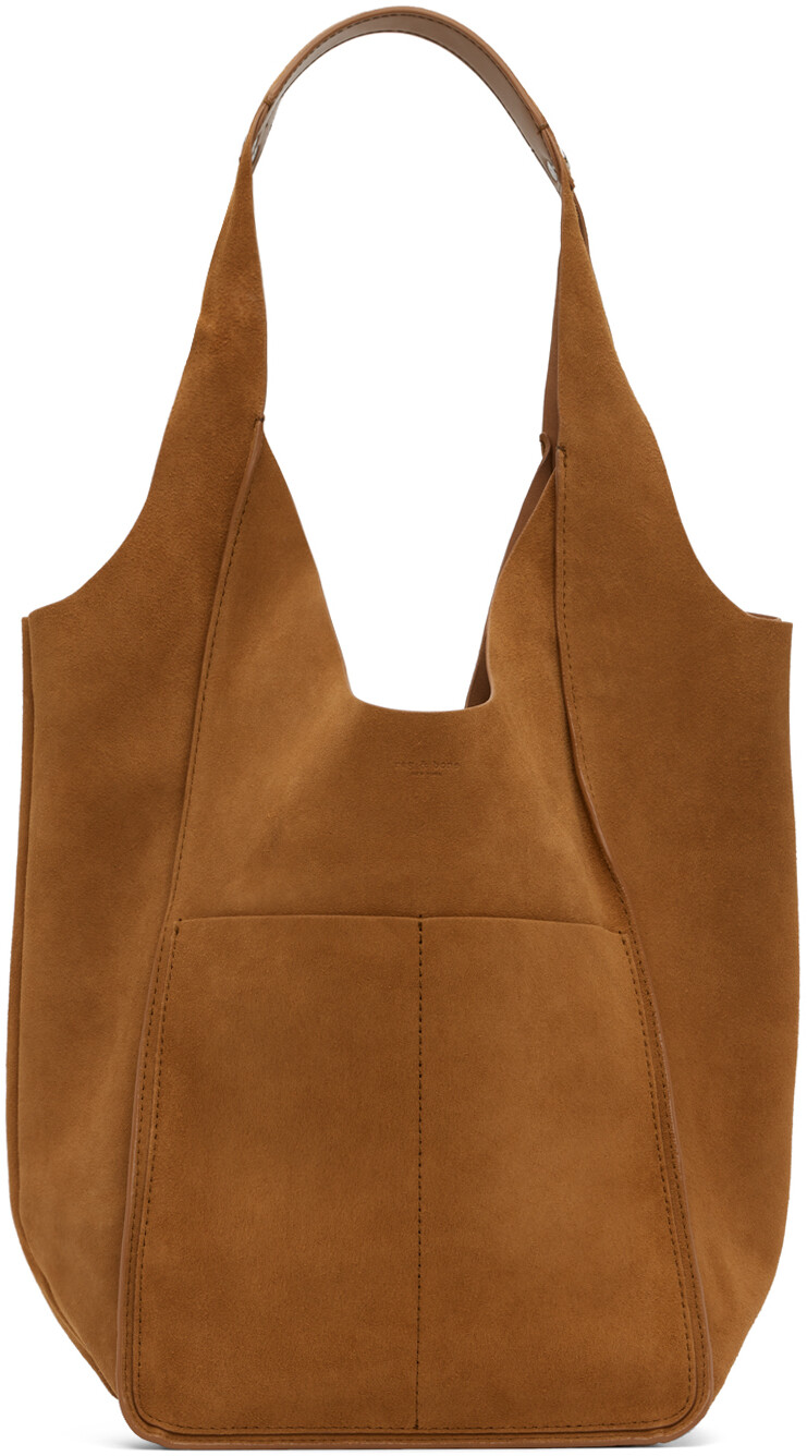 

коричневая сумка с короткими ручками Logan rag & bone
