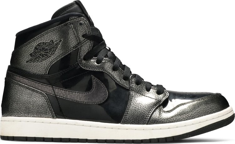 Air jordan sales black patent leather