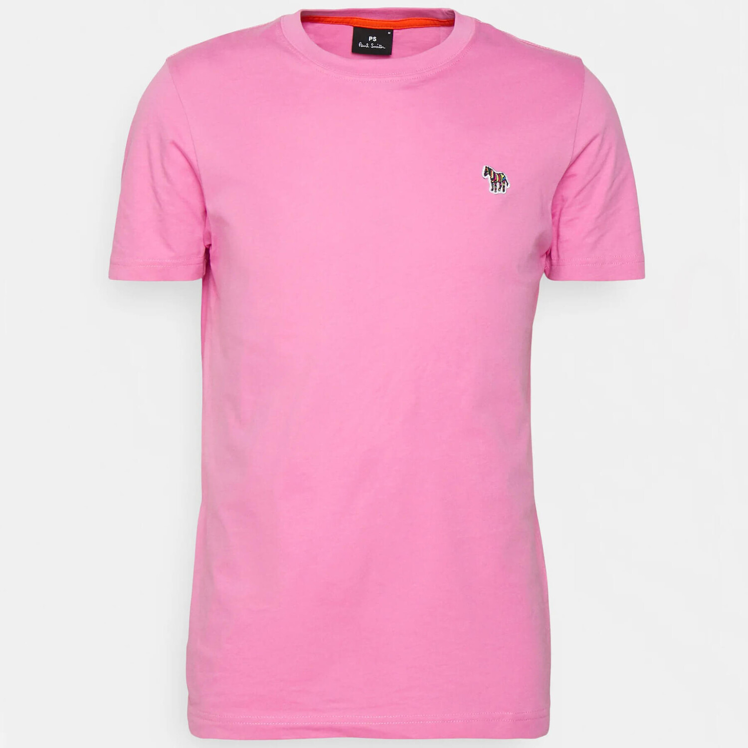 

Базовая футболка PS Paul Smith Zebra Badge Slim Fit, розовый