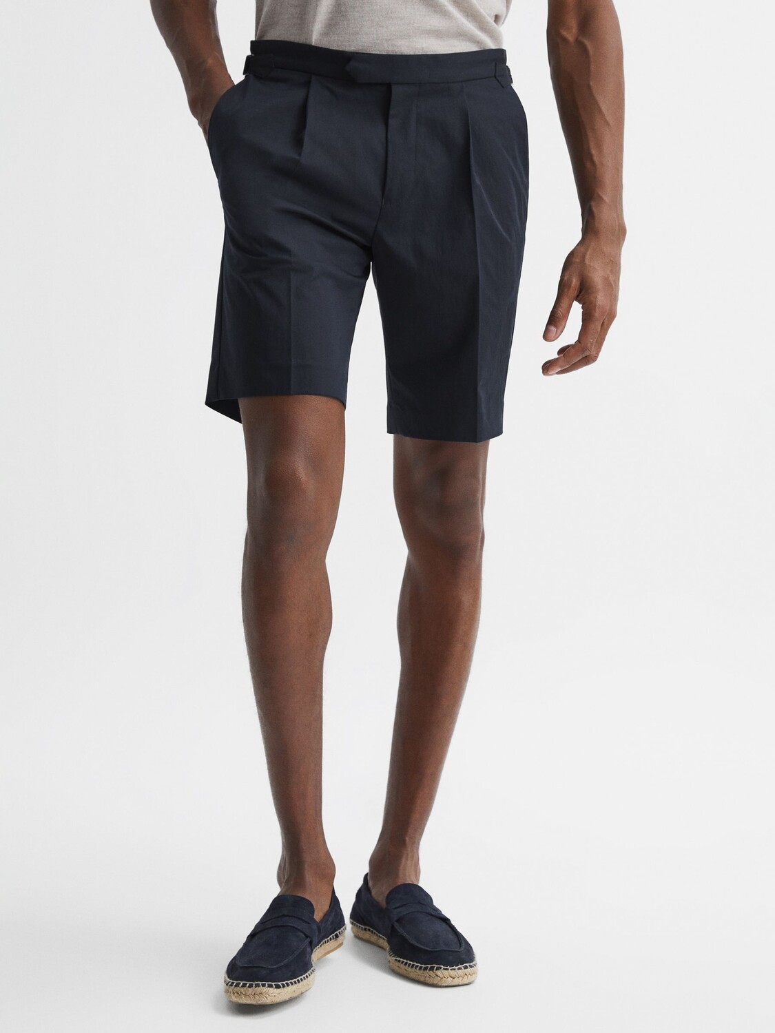 

Шорты Reiss Shore Tailored, темно-синие
