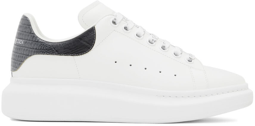 

Белые массивные кеды Alexander McQueen