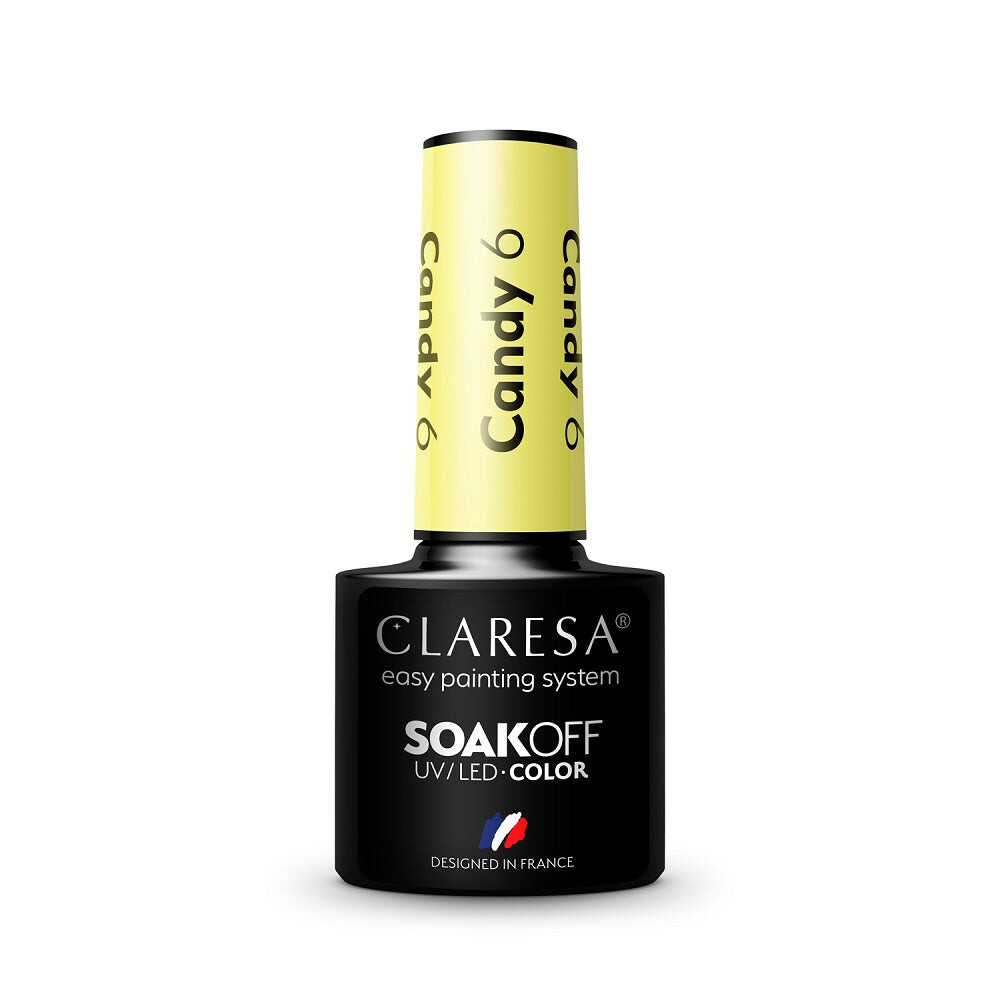 

Claresa Гибридный лак Soak Off UV/LED Candy 6 5г