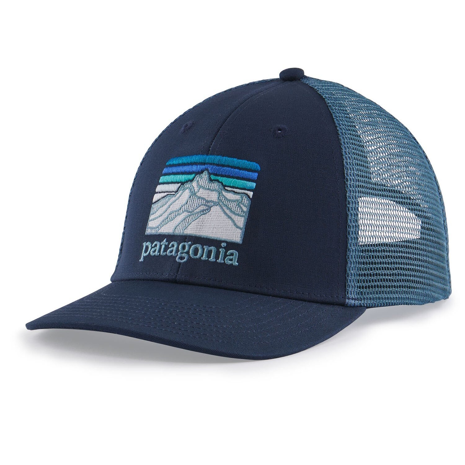 

Кепка Patagonia Line Logo Ridge LoPro Trucker, синий