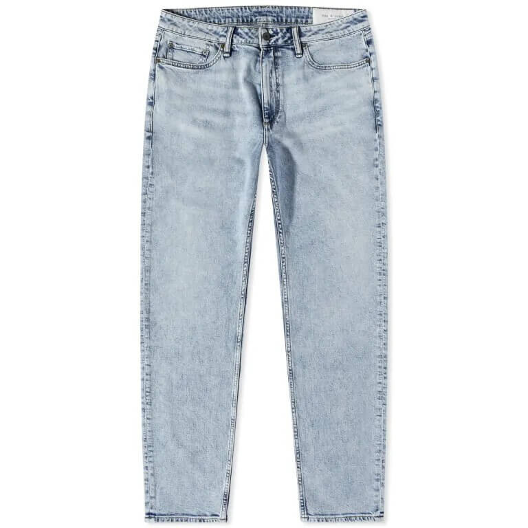 

Узкие джинсы Rag & Bone Fit 3, светло-бело-голубой