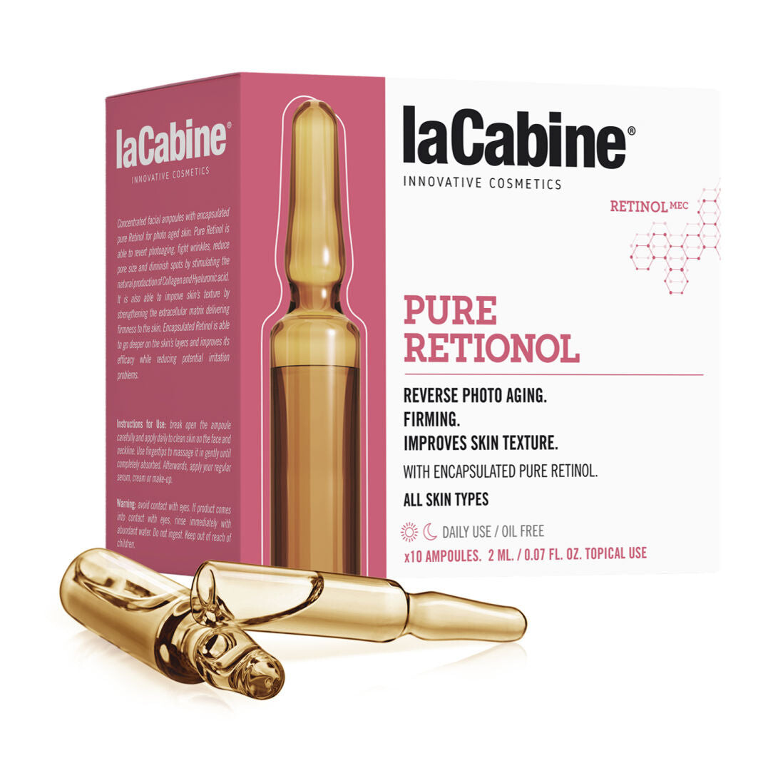 

La Cabine Ампулы для лица Pure Retinol уменьшающие эффекты фотостарения 10х2мл
