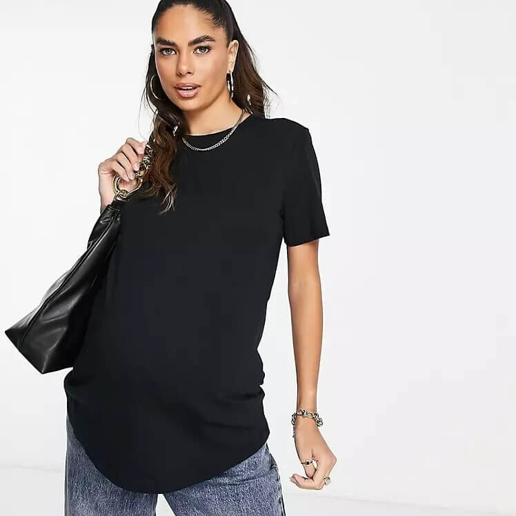 

Футболка Asos Design Maternity, черный