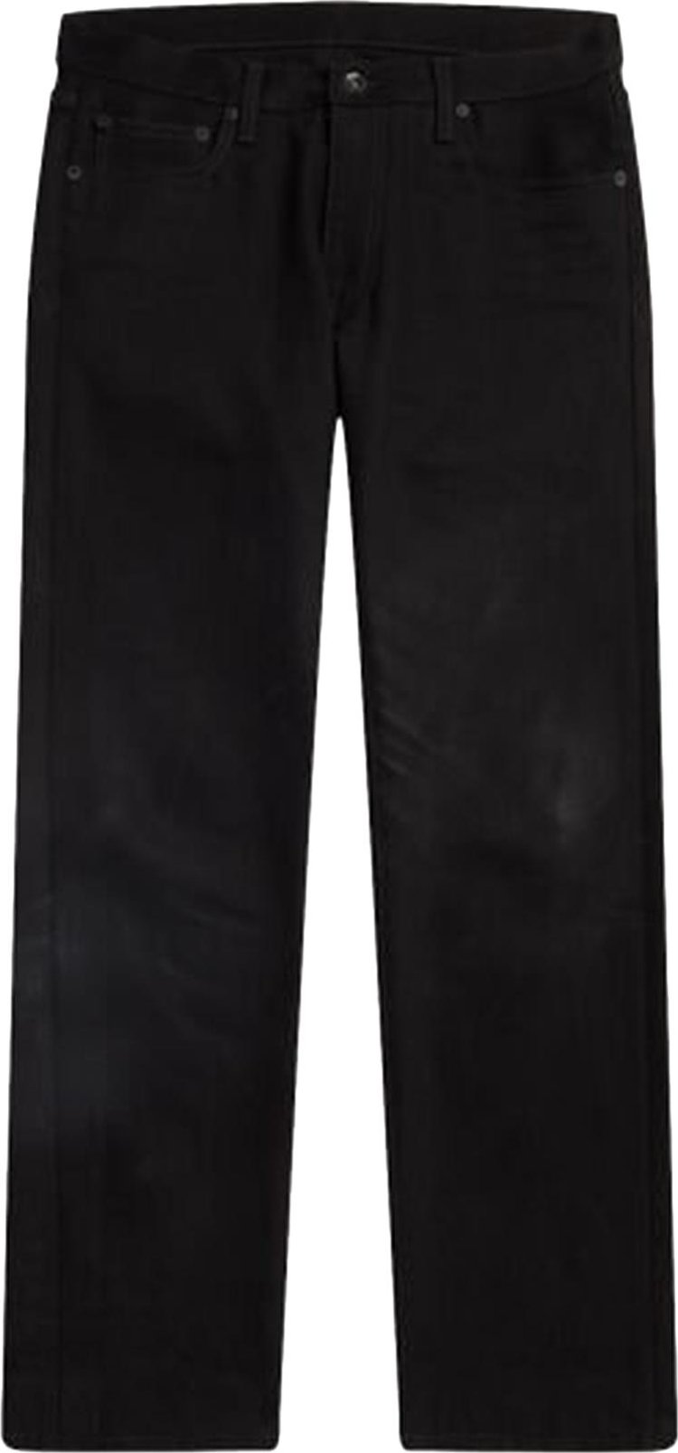 Джинсы Off-White Diag Print Straight Leg Jeans 'Black/White', черный - фото