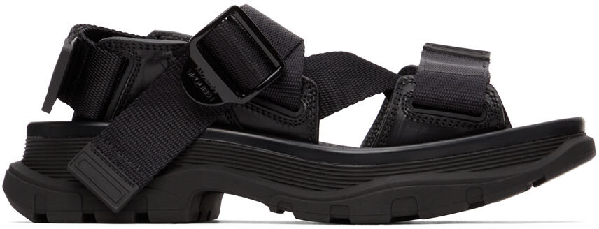 

Черные сандалии Alexander McQueen