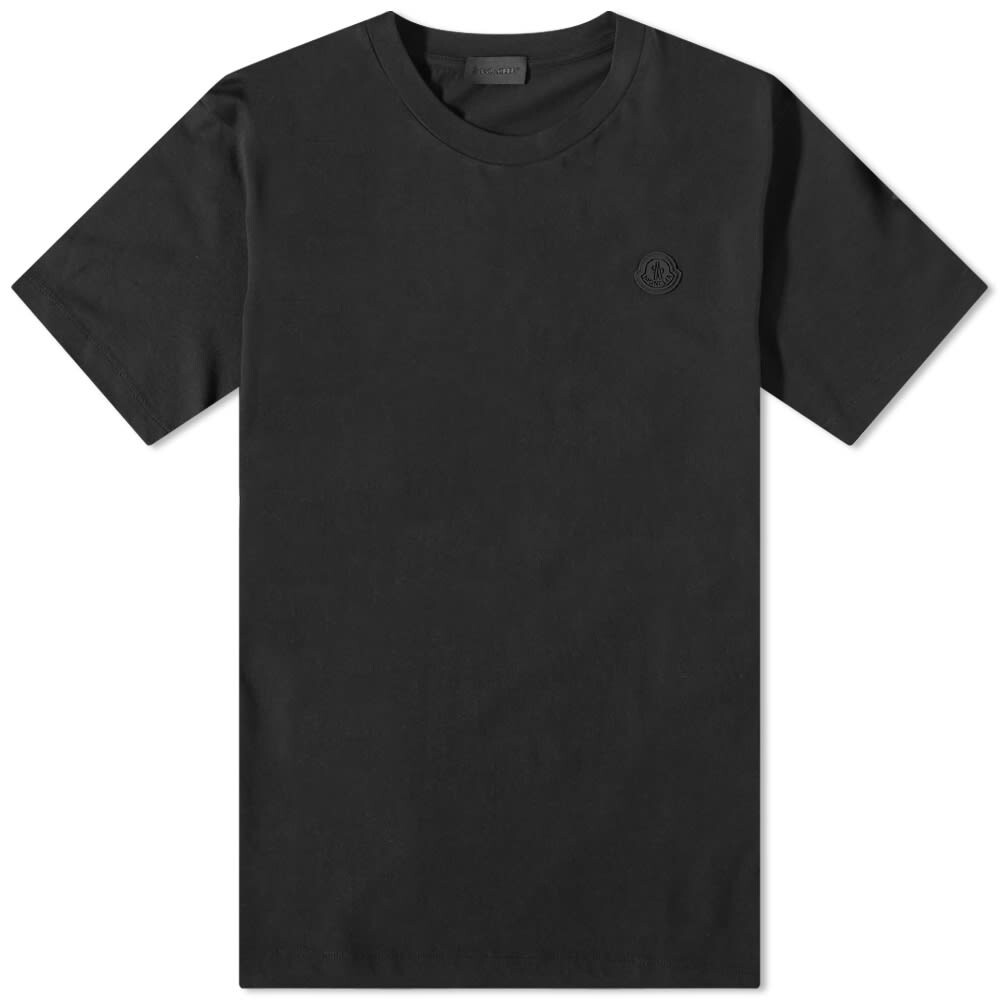 

Футболка Moncler Rubber Patch Logo Tee, Черный