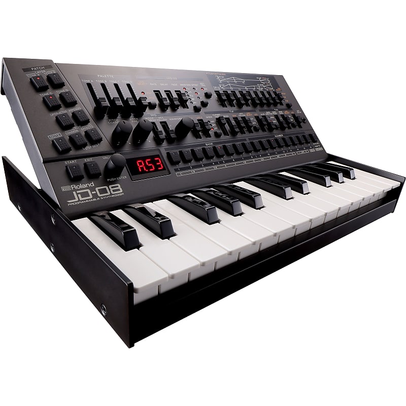 Синтезаторный модуль Roland Boutique JD-08 с клавишным блоком K-25m JD-08 Programmable Synthesizer цена и фото