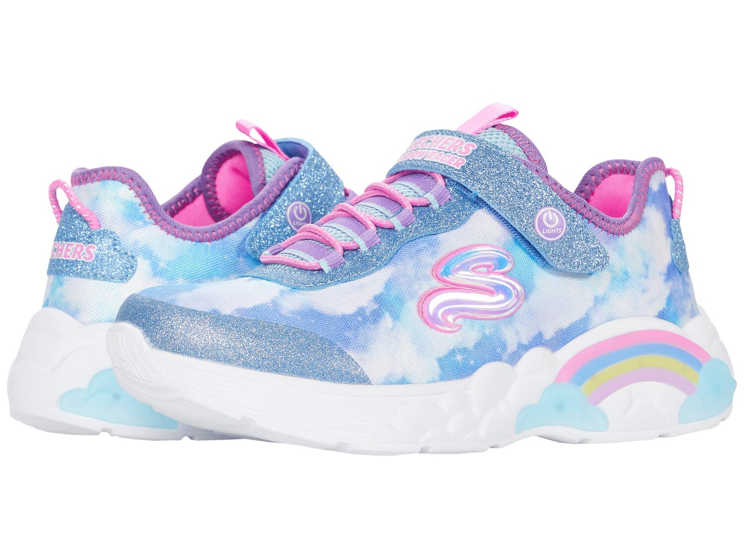 

Кроссовки SKECHERS KIDS, Sport Lighted - Rainbow Racer 302300L