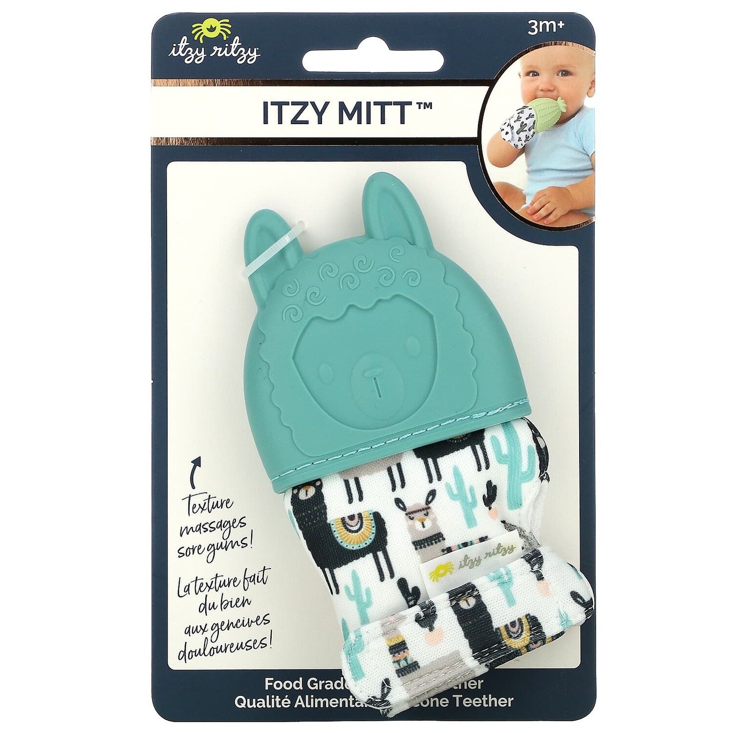 

Пищевой Силиконовый Прорезыватель itzy ritzy для зубов от 3 месяцев, от ламы