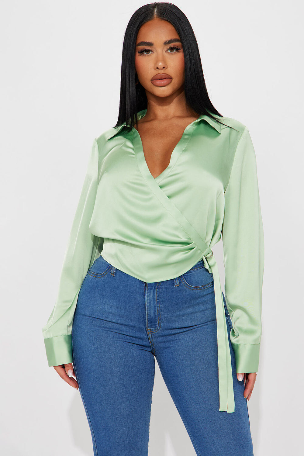 

Топ Fashion Nova IT10976, шалфей