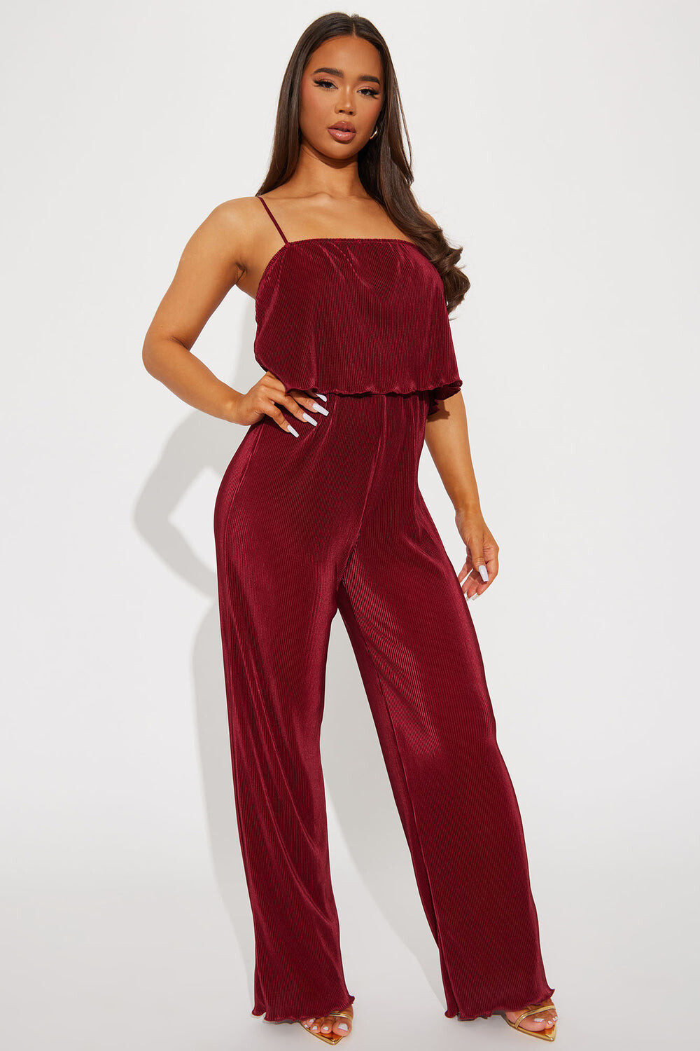 

Комбинезон Fashion Nova PI8615, бордовый