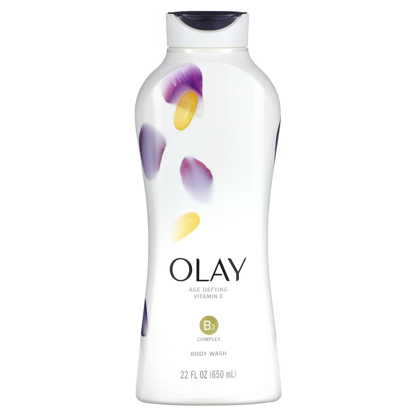 Olay, Антивозрастное гель для душа с витамином Е, 650 мл (22 жидк. Унции) - фото