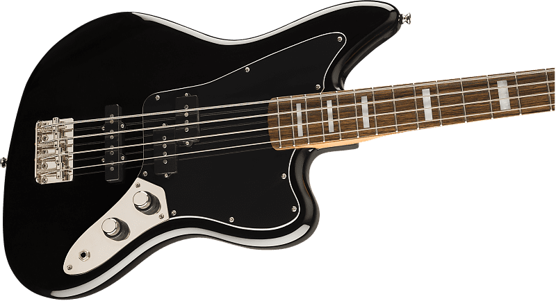 Накладка на гриф Squier Classic Vibe Jaguar Bass Laurel 2021, черная 2021 Squier Classic Vibe Jaguar Bass Laurel Fingerboard Black