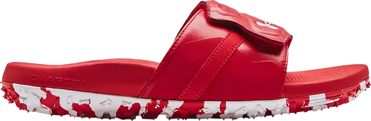 

Сандалии Under Armour Fat Tire Slide Red White, красный