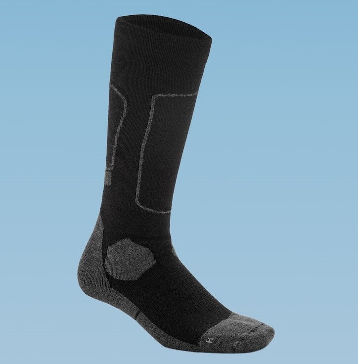 

Носки Oysho Long Ski With Wool And 17% Silk, черный