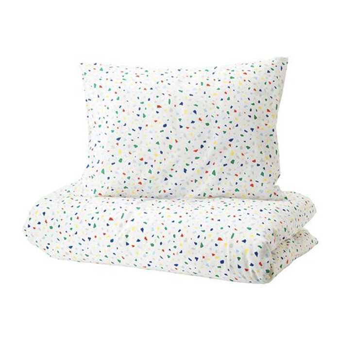 

Комплект постельного белья Ikea Mojlighet, белый/разноцветный