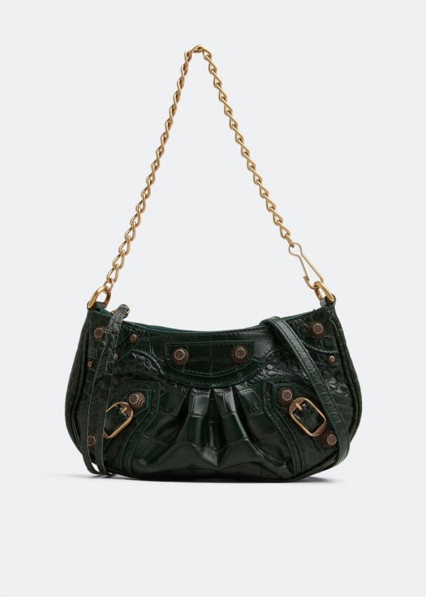 

Сумка BALENCIAGA Le Cagole mini chain bag, зеленый