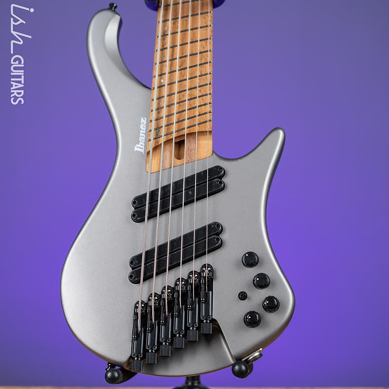 Ibanez EHB1006MS 6-струнный бас-гитара без головы серый металлик матовый EHB1006MS 6-String Headless Bass Matte