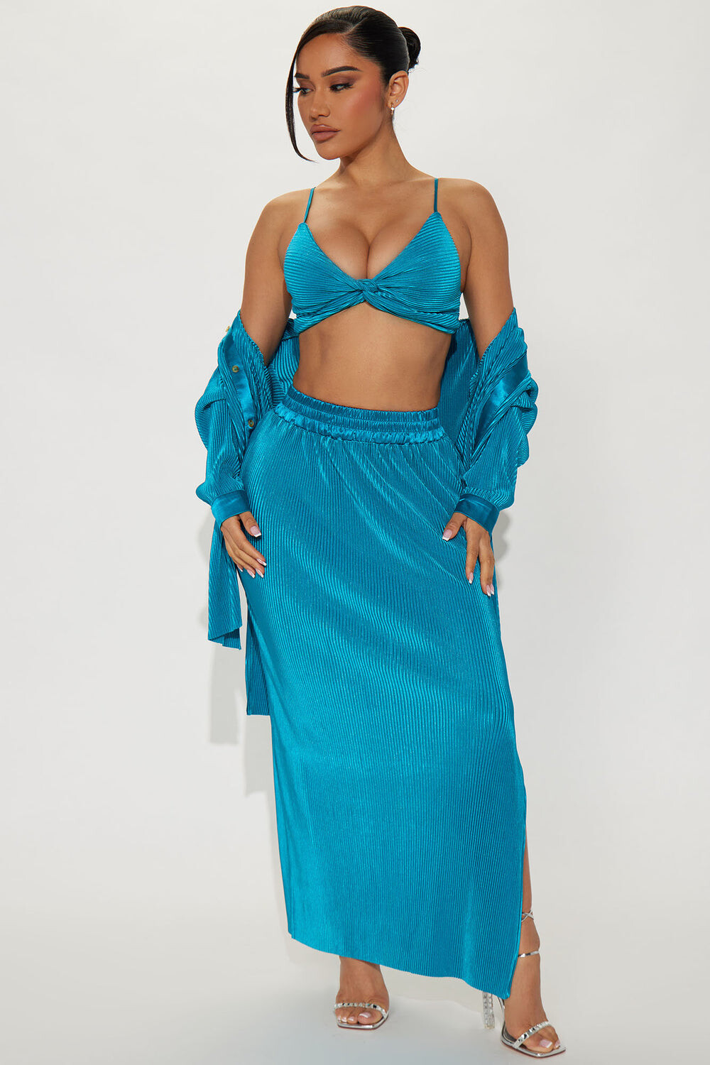 

Юбка Fashion Nova TS30012C, аква