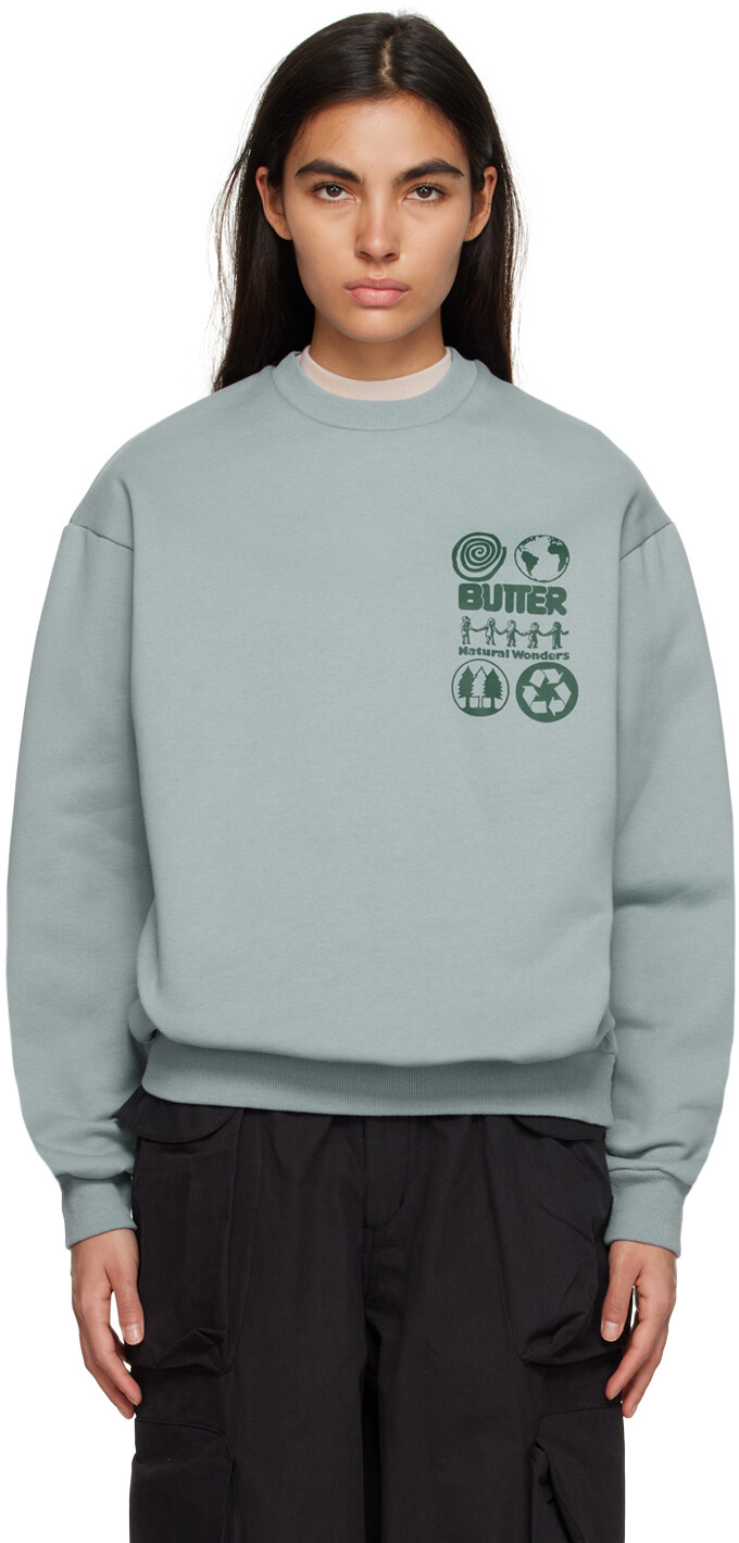 

Синяя толстовка \Чудеса природы\"" Butter Goods, Синий