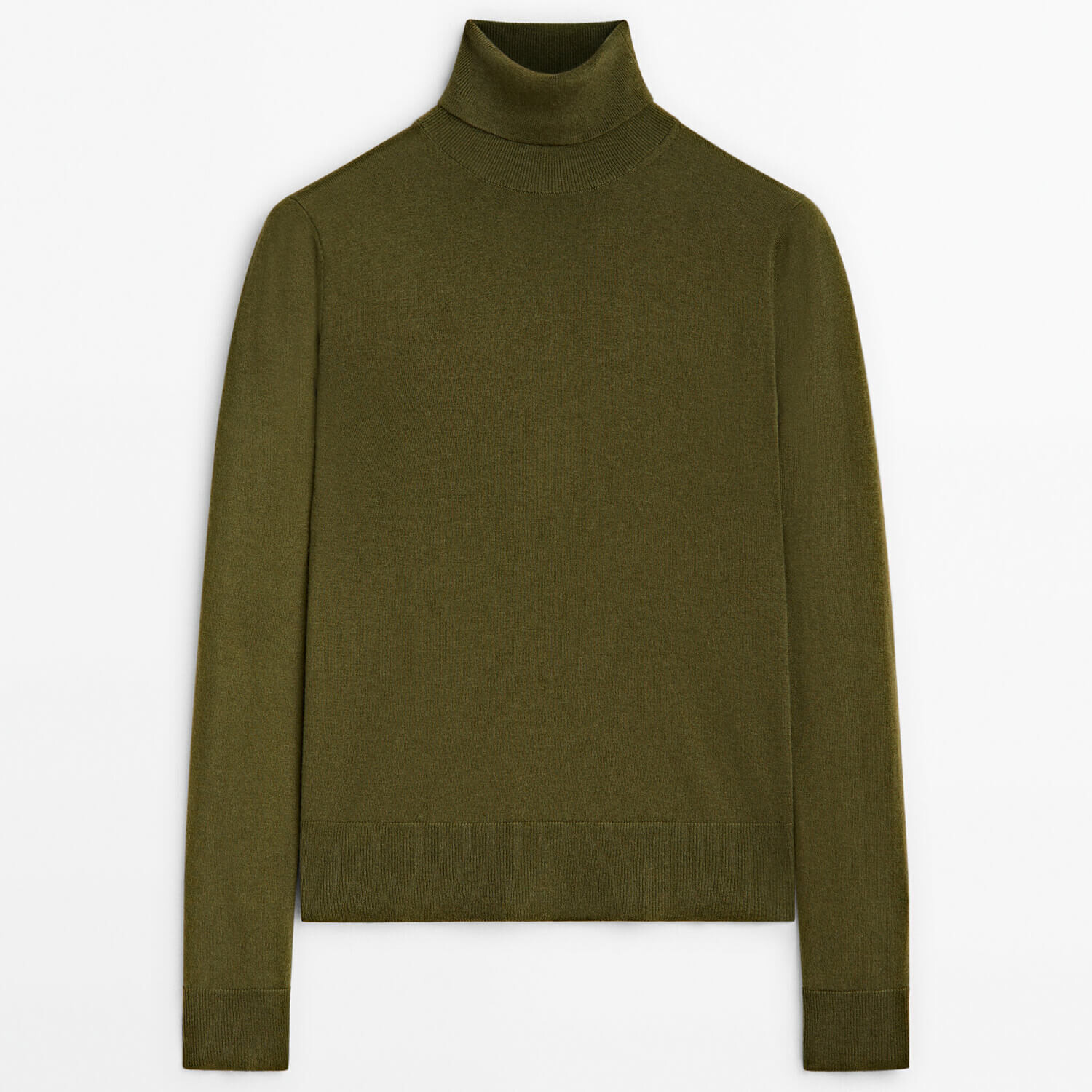 

Свитер Massimo Dutti Long Sleeve, зеленый