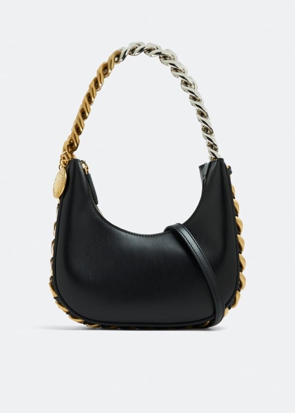 

Сумка STELLA MCCARTNEY Frayme mini zipped shoulder bag, черный