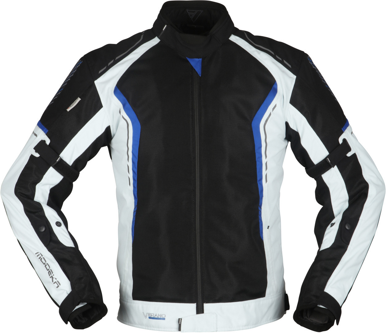 Куртка Modeka Khao Air мотоциклетная текстильная, черный/серый/синий мотоциклетная текстильная куртка khao air modeka черный серый неоновый
