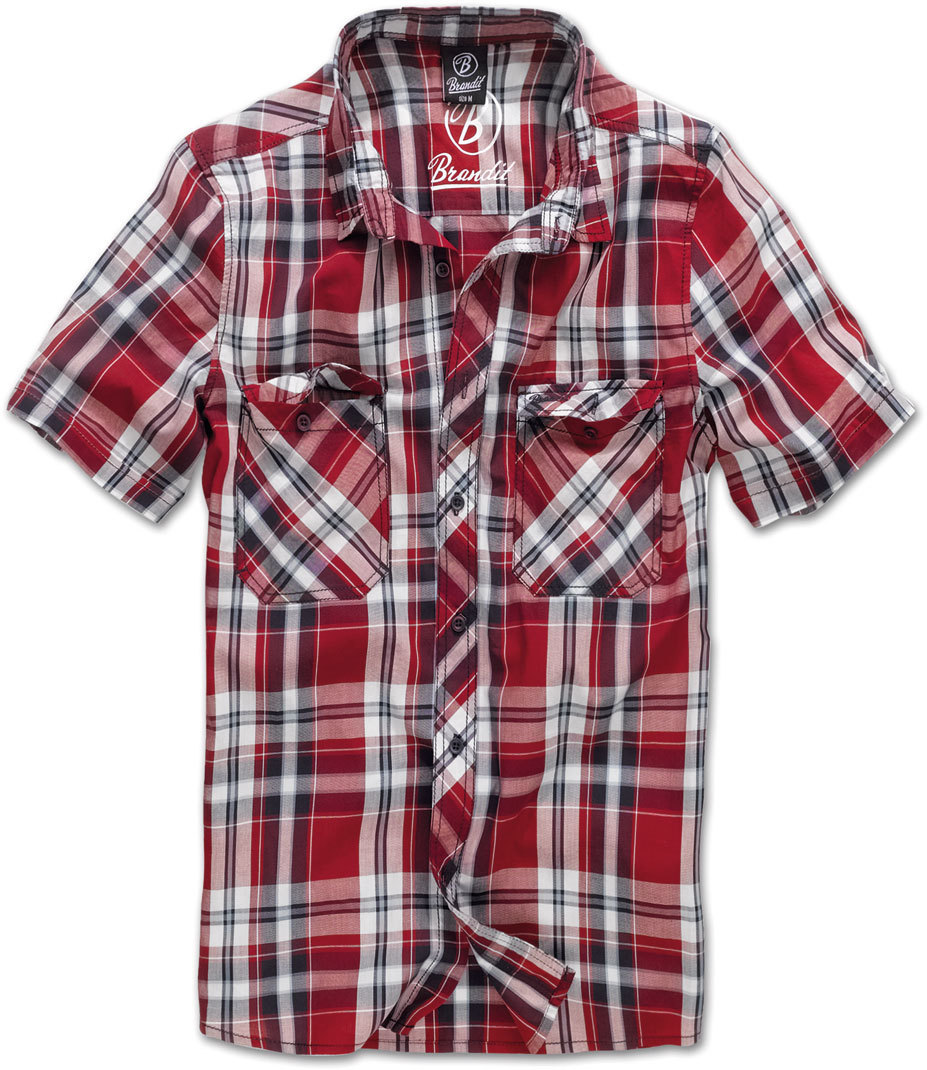 Рубашка Brandit Roadstar с коротким рукавом, красный