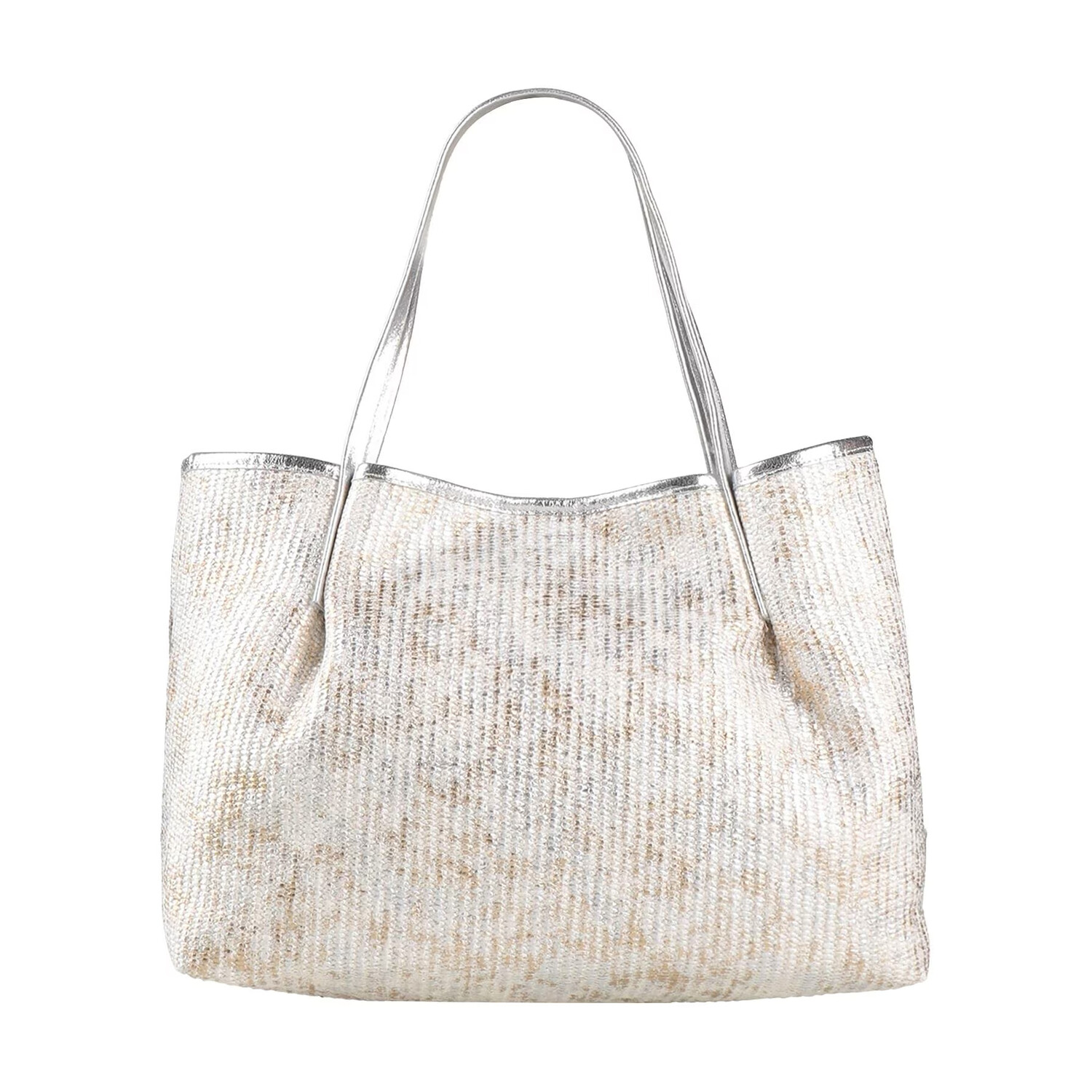 

Сумка-шоппер Laura Di Maggio Maxi Metallic, белый