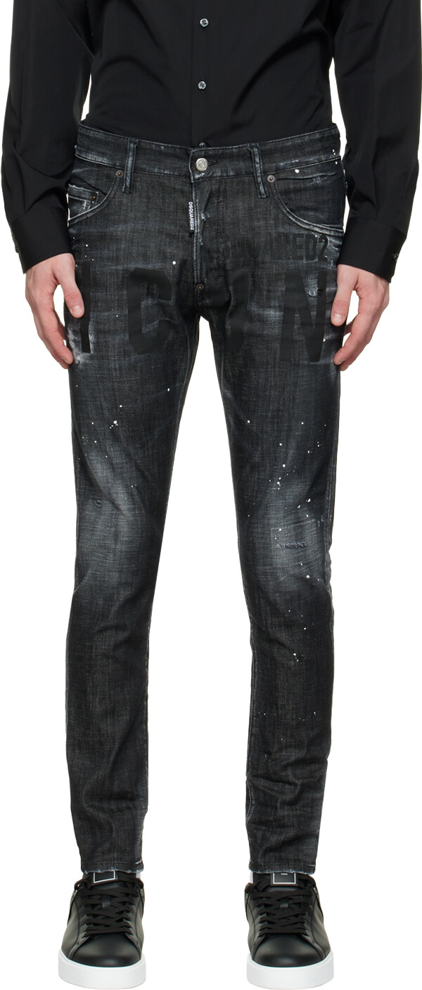 

Черные джинсы скинни 'Icon' Dsquared2