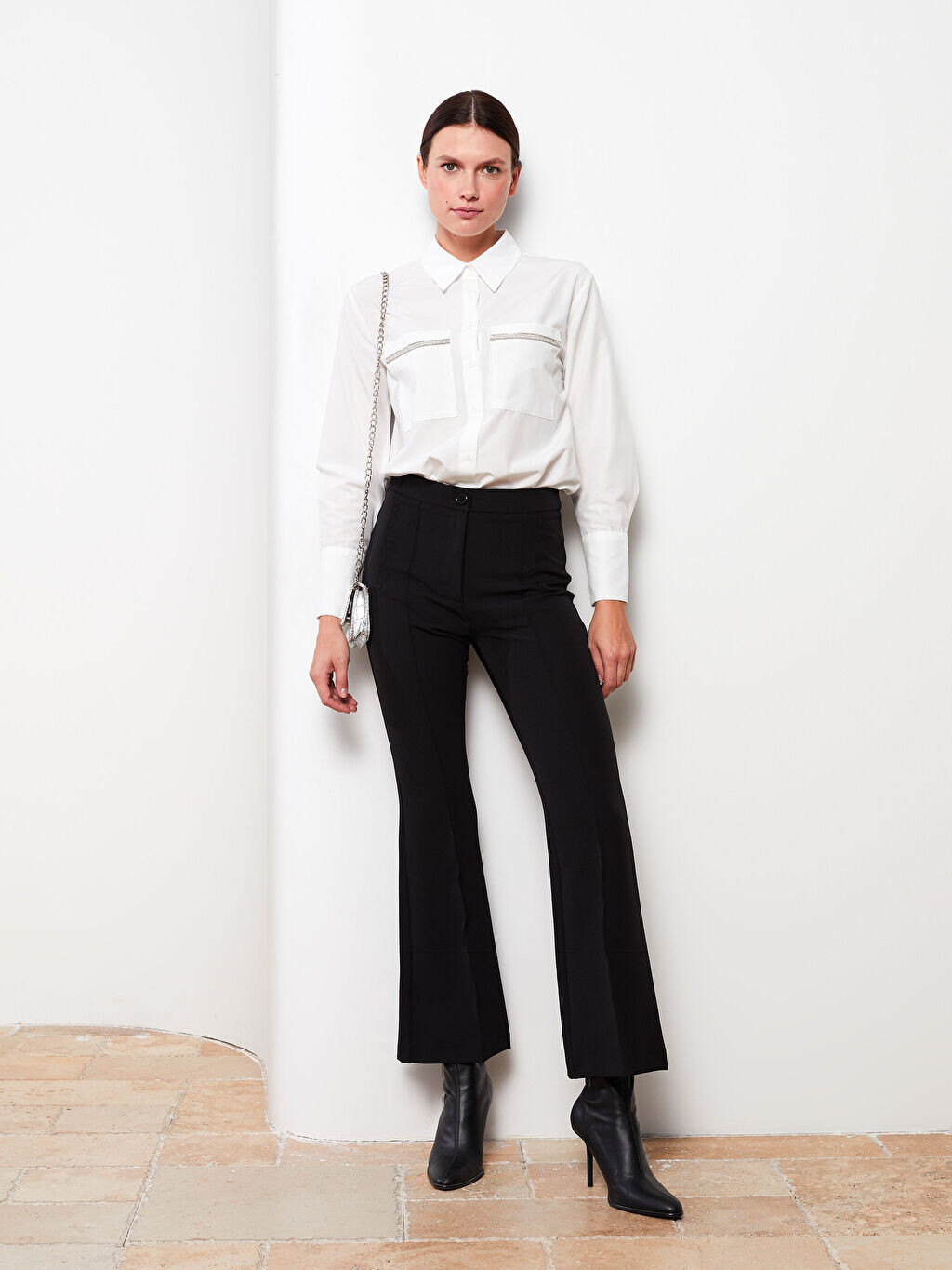 

Прямые женские брюки Slim Fit LCW Modest