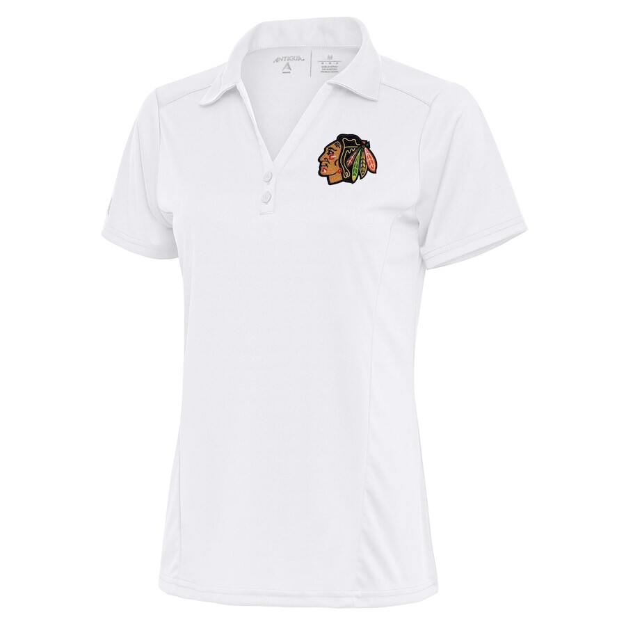 

Поло с коротким рукавом Antigua Chicago Blackhawks, белый
