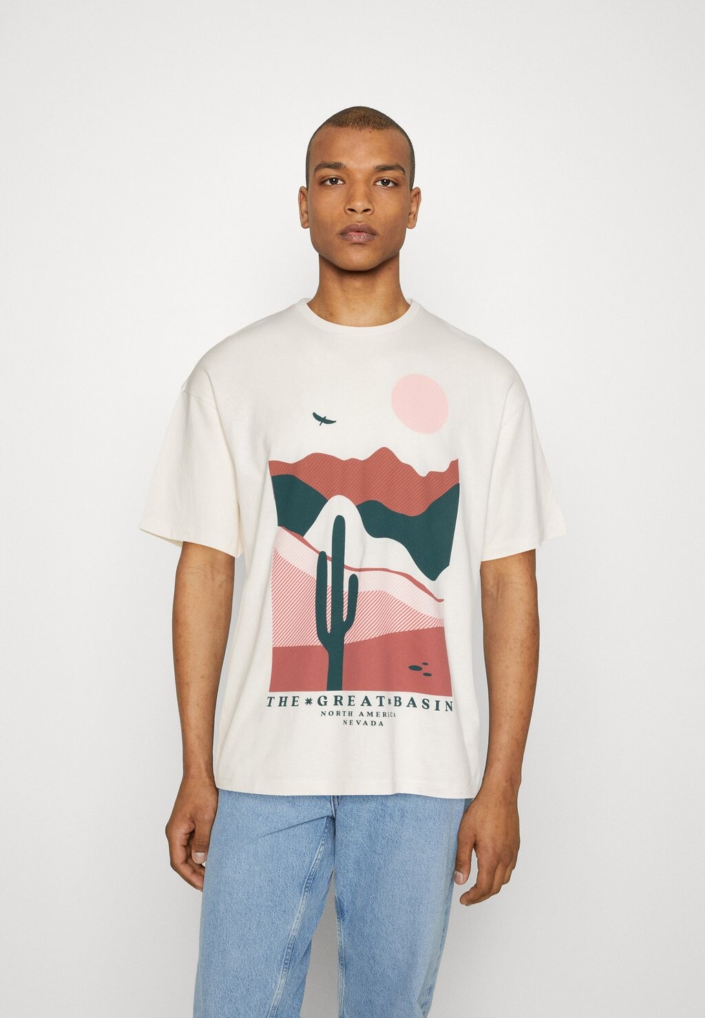 

Футболка с принтом Jack & Jones, бежевый