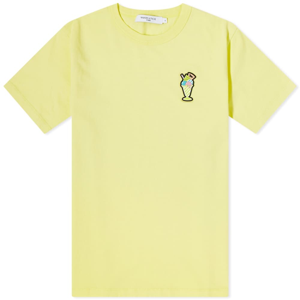 

Обычная футболка Maison Kitsune с нашивкой мороженого