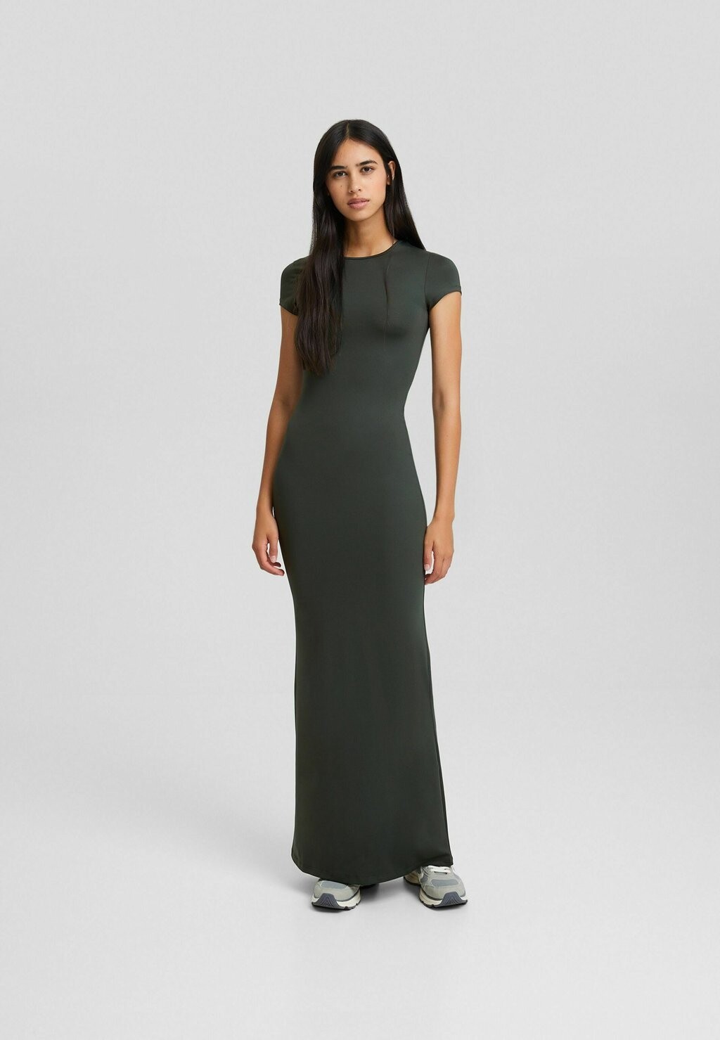 

Платье из джерси Bershka, оливковый