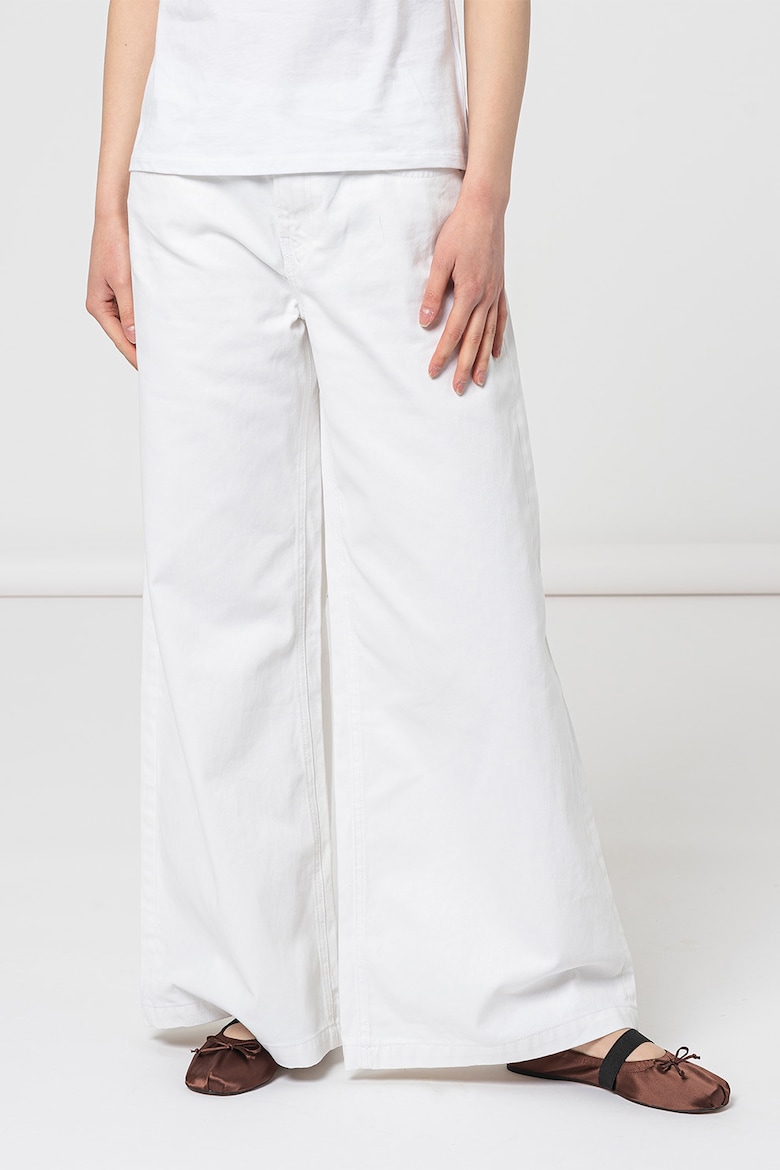 Широкие джинсы Pepe Jeans London, белый джинсы широкие pepe jeans размер 30 белый
