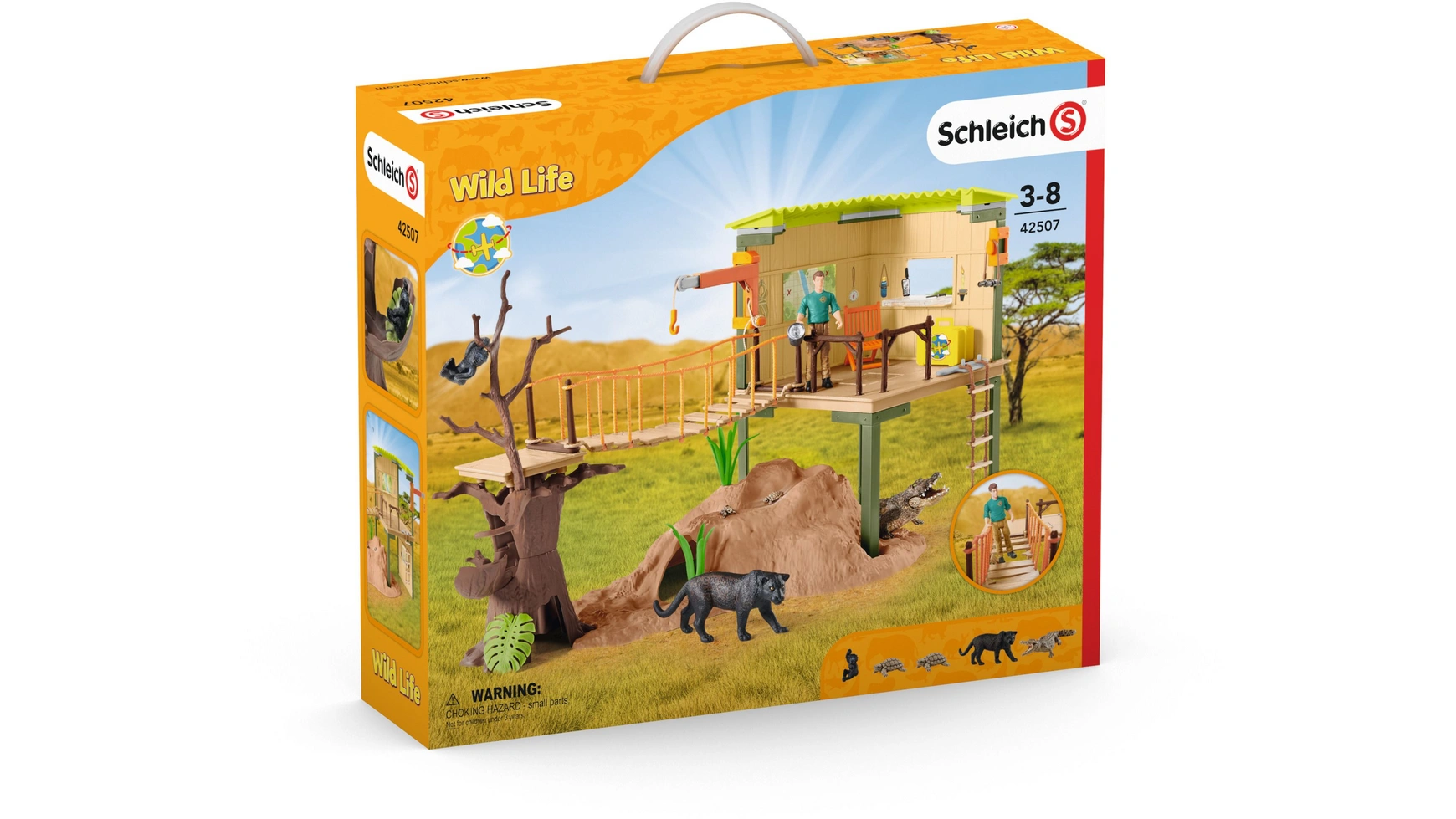 Schleich Дикая жизнь Станция приключений фигурка газель томсона schleich wild life для детей от 3 лет шляйх 14861