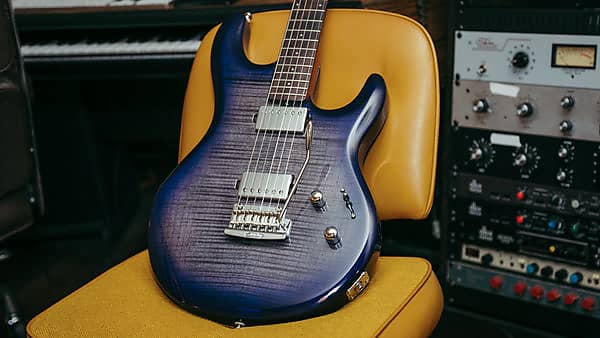 Электрогитара Sterling LUKE LK100BLB Electric Guitar 2021 Blueberry Burst steve lukather transition