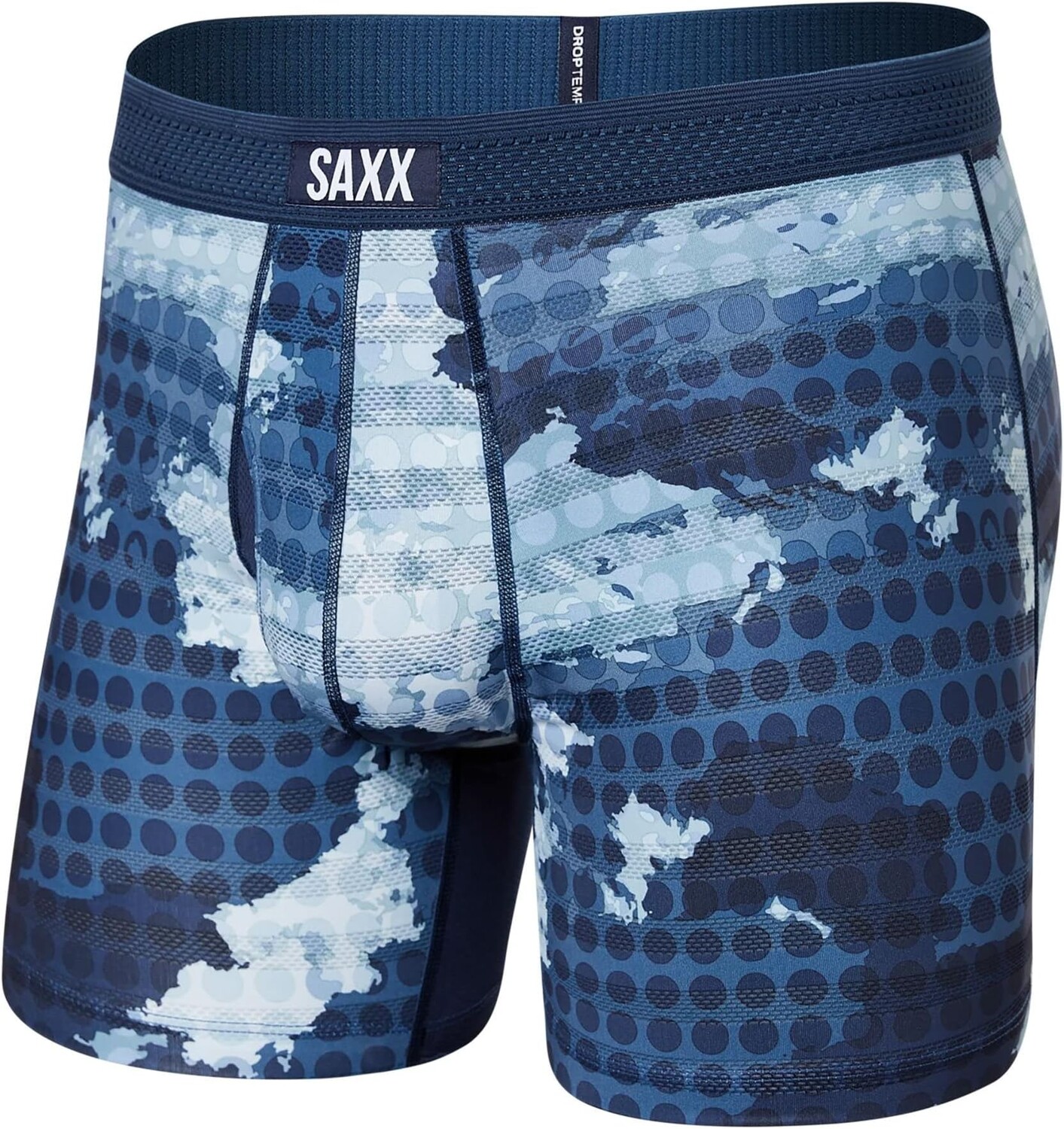 

Трусики-боксеры Hot Shot Fly SAXX UNDERWEAR, цвет Cloud Drop Camo/Navy