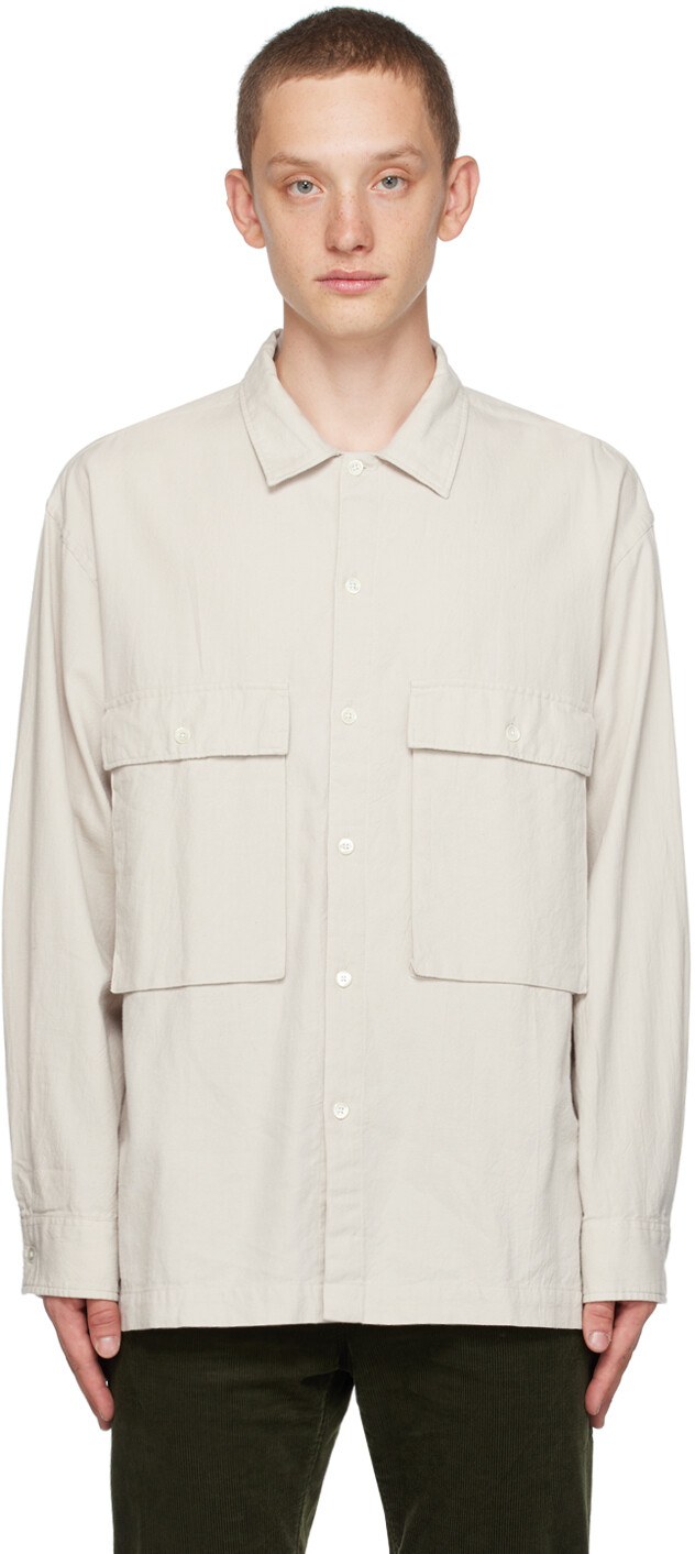 

Pilgrim Surf + Supply Off-White Рубашка Ивана