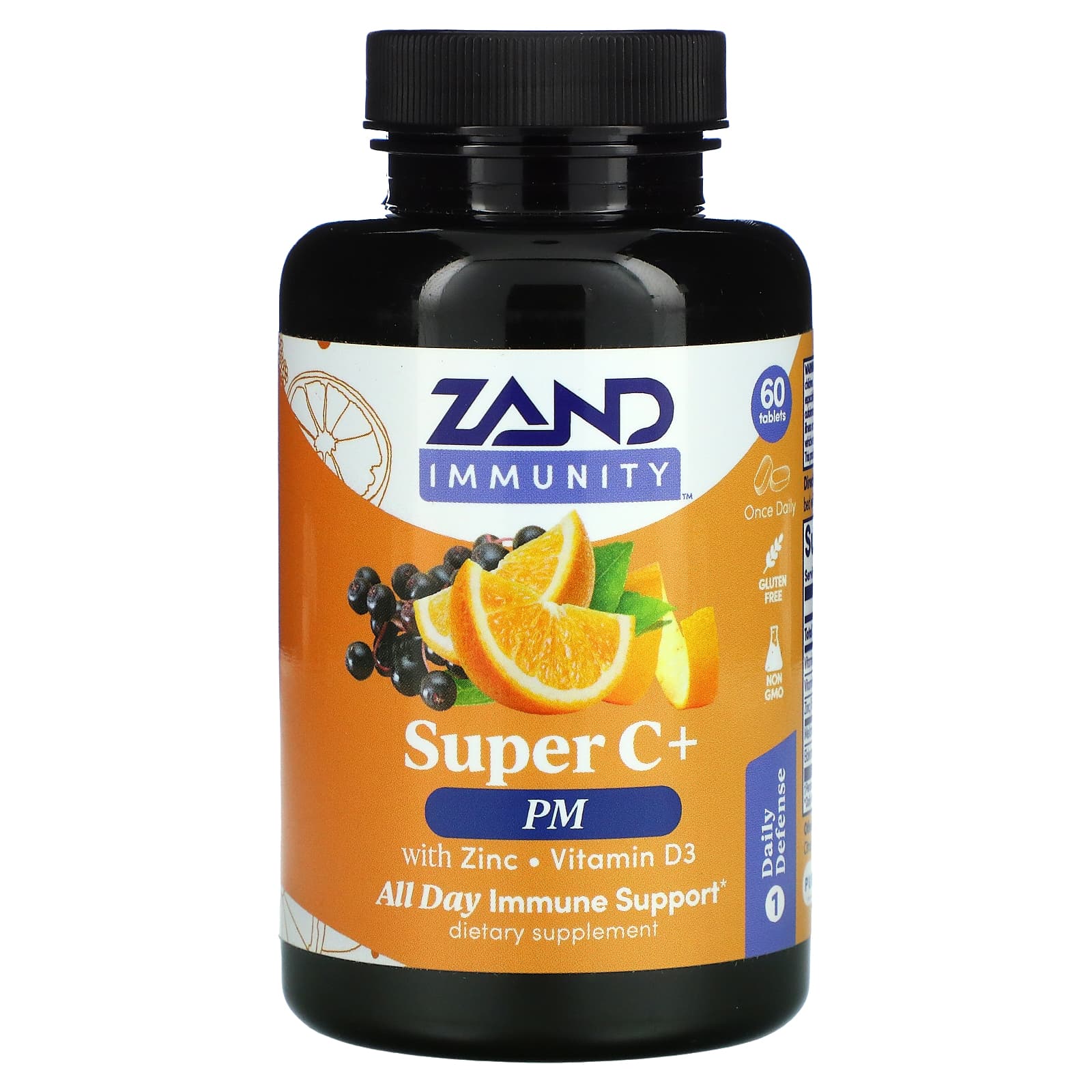 Пищевая Добавка Zand для иммунитета с цинком и витамином D3, 60 таблеток zand immunity super c бузина с цинком и витамином d3 60 таблеток