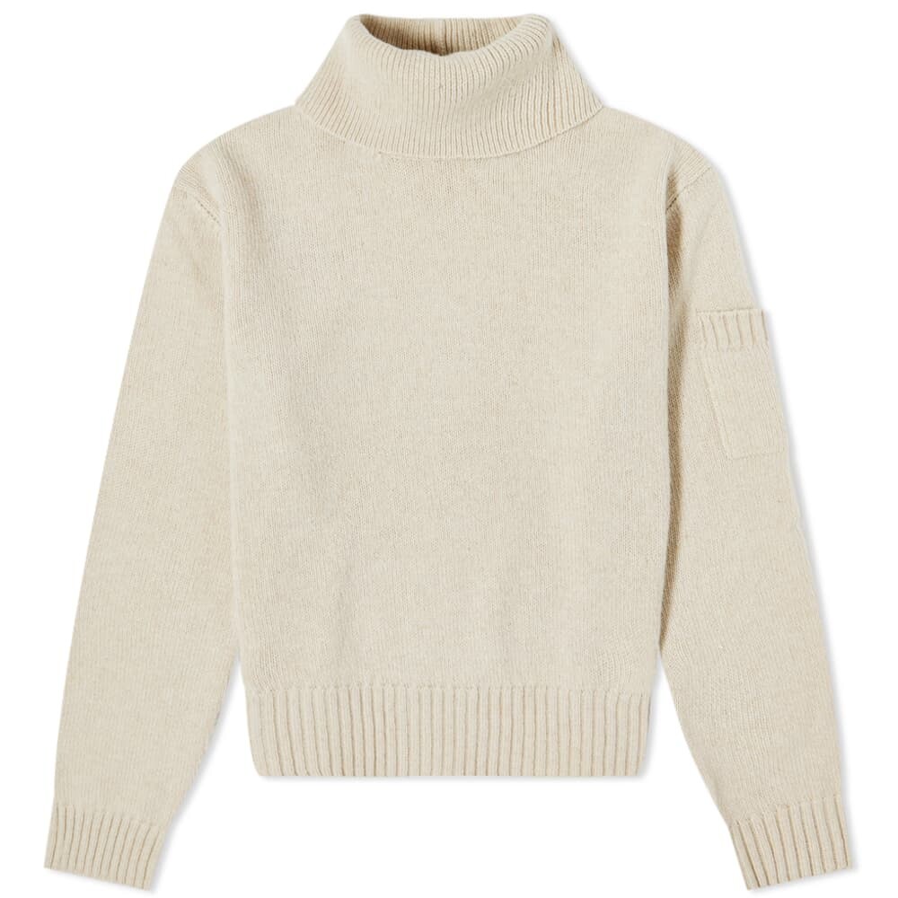 

Джемпер Jil Sander Plus High Neck Knitted Shoulder Detail Jumper, Серый
