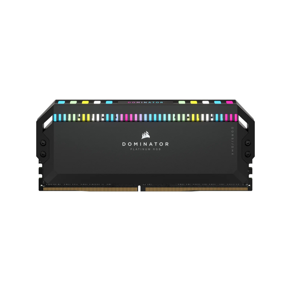 Оперативная память Corsair DOMINATOR Platinum RGB 32 Гб (2x16), DDR5, 6400 МГц, CL32, CMT32GX5M2B6400C32, черный оперативная память dominator platinum rgb 64 гб 2x32 гб ddr5 6400 мгц черный
