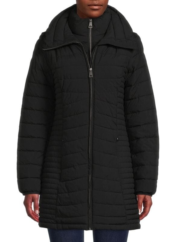 

Водостойкий пуховик DKNY Black