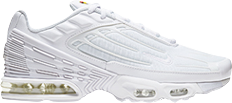 Кроссовки Nike Air Max Plus 3 'Triple White', белый - фото