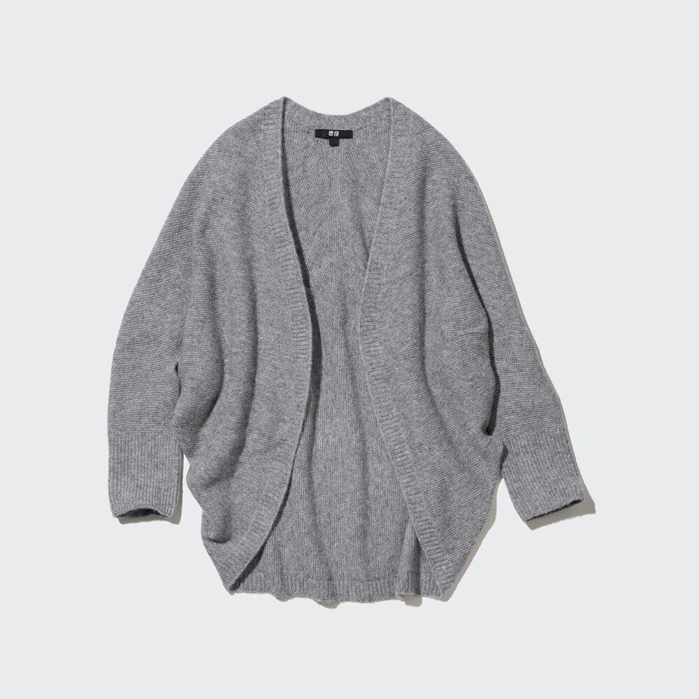

Кардиган Uniqlo Knit Seamless, серый