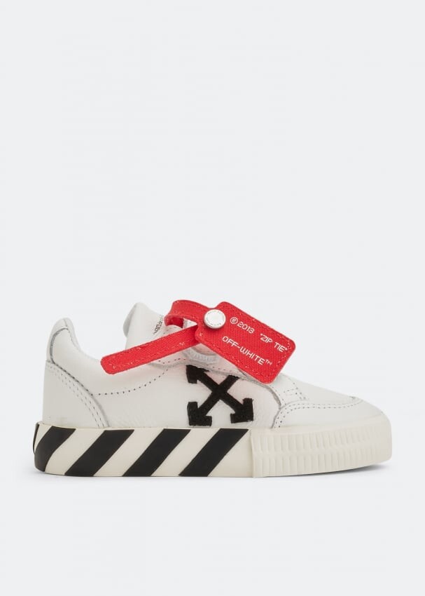 

Кроссовки OFF-WHITE Low Vulcanised sneakers, белый